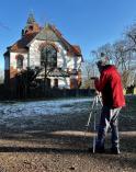 Alles nur Fassade. Beim Filmen, Foto Maria Luba-Platz 2024