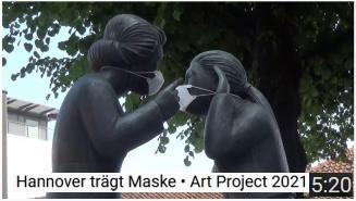 Hannover trägt Maske 2021